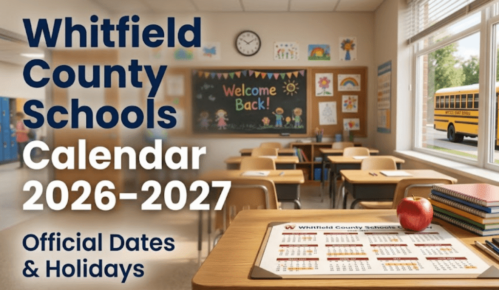 Whitfield County Schools Calendar 2026-2027 | Printable PDF