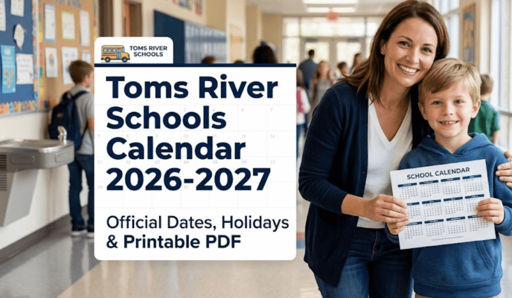 Toms River Schools Calendar 2026-2027 | Printable PDF