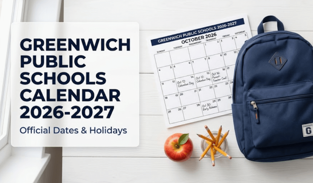 Greenwich Public Schools Calendar 2026-2027 | Printable PDF