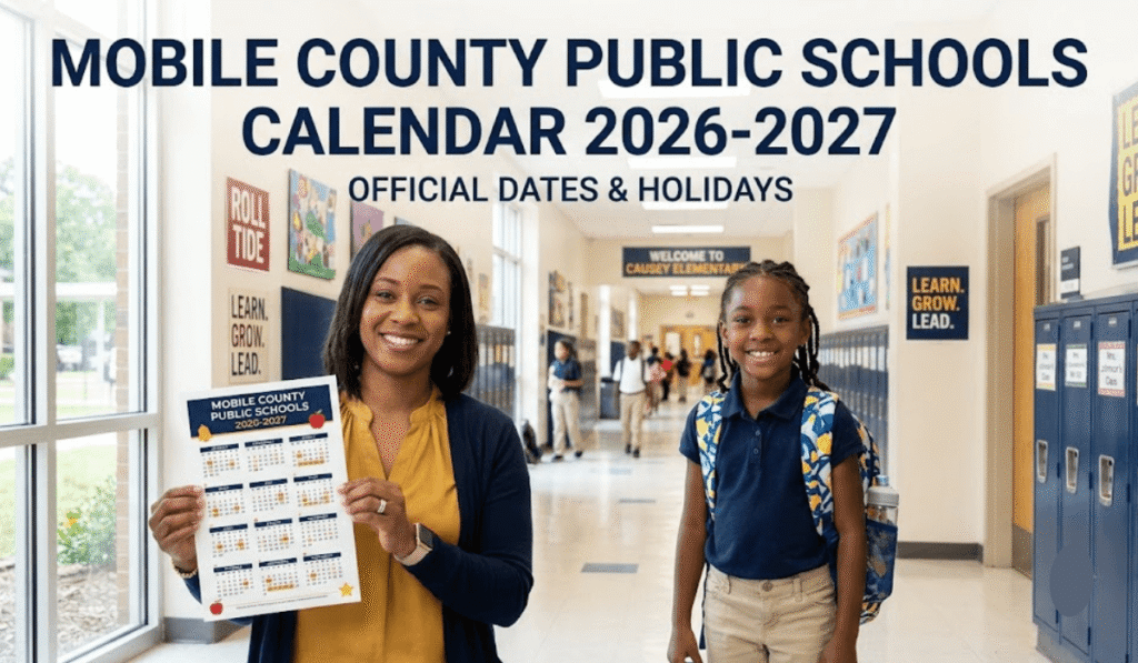 Mobile County Public Schools Calendar 2026-2027 | Printable PDF